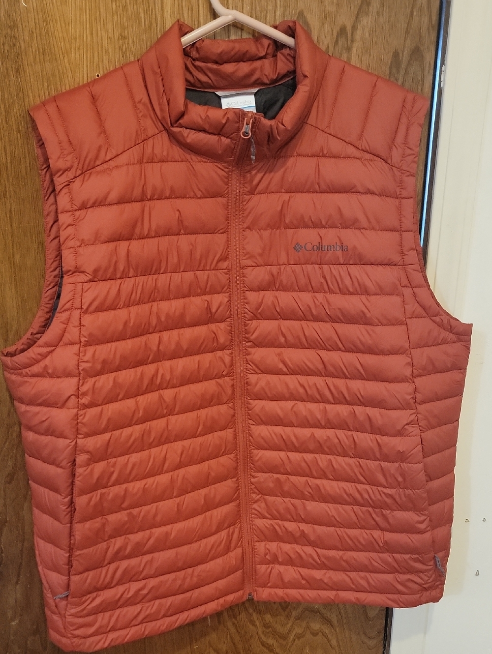 Columbia Men's Orange Quilted Puffer Vest
